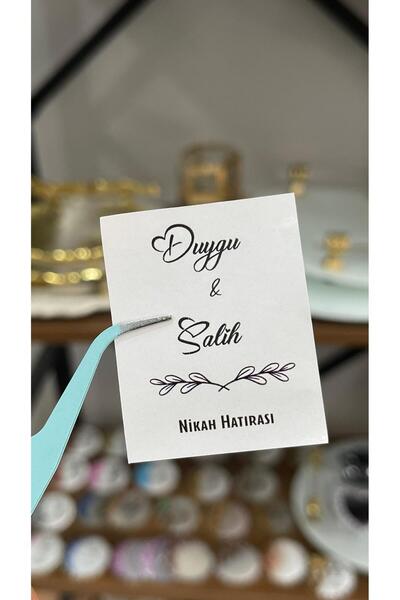 ButikSosyetik الوعد، الحنة، الخطوبة، ملصق الشوكولاتة 3,5x3,5 سم 88 قطعة -