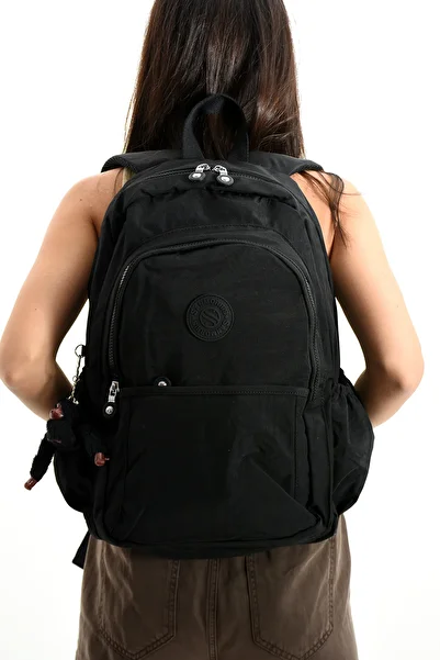 çkn sedat çakan çanta & fular & aksesuar Waterproof Multi-Compartment Backpack (School, Briefcase, Computer, Laptop Bag)