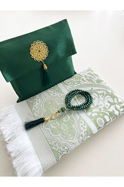 asia collection ÇANTALI TAFTA SECCADE TESBİH SETİ