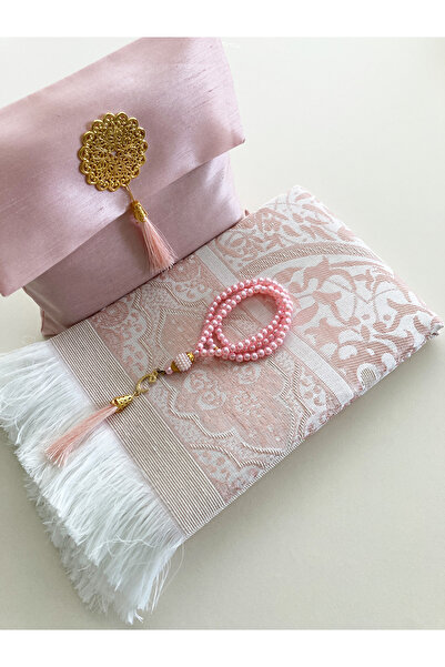 asia collection ÇANTALI TAFTA SECCADE TESBİH SETİ