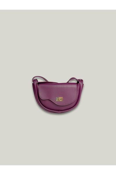 Elory Grace Slant Women's Plum Cross Shoulder Bag – New Season, Special Cut Cover, Adjustable Strap
