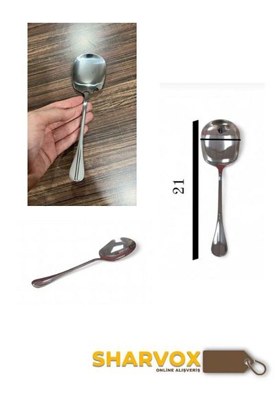 Sharvox 25 cm Metal Serving Spatula – Durable and Practical Cake, Cake and Dessert Serving Apparatus