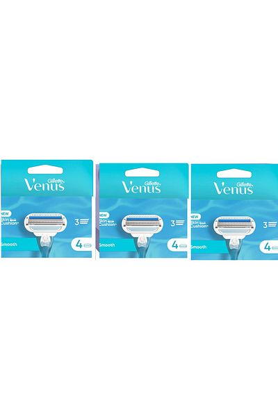 Gillette Venus Comfortglide Breeze 12-Pack Spare Head (4x3)
