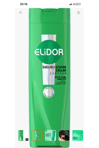 Elidor Saglıklı Uzayan Saçlar 400 ml