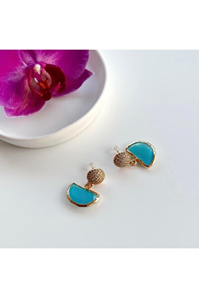 Vesce Atelier Stagno Doğal taş küpe