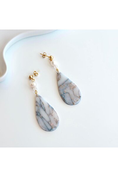 Vesce Atelier Mondey doğal küpe