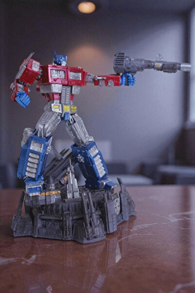 studyotridi Optimus Prime Figürü – 3D Baskı PLA Koleksiyonluk Transformer Model