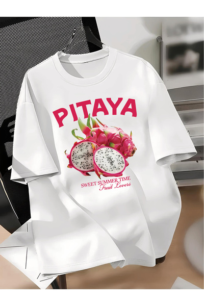 donamod تي شيرت للجنسين للنساء/الرجال من CHERRIES Avocado Lemon Sweet ذو رقبة...