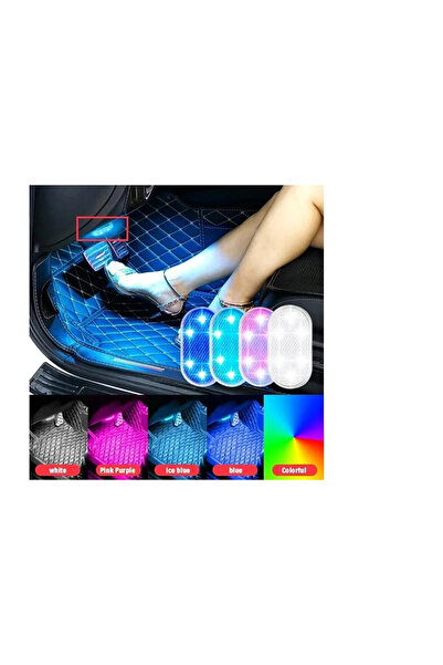 Genel Markalar 7 Renk Dokunmatik Mini Led Işık, Usb Şarjlı, Bisiklet ve Araçl...