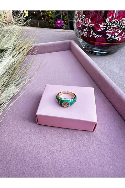 Mutenaura Enamel Ring Adjustable