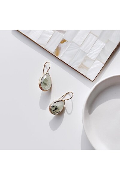 Vesce Atelier Rutil doğal taş küpe