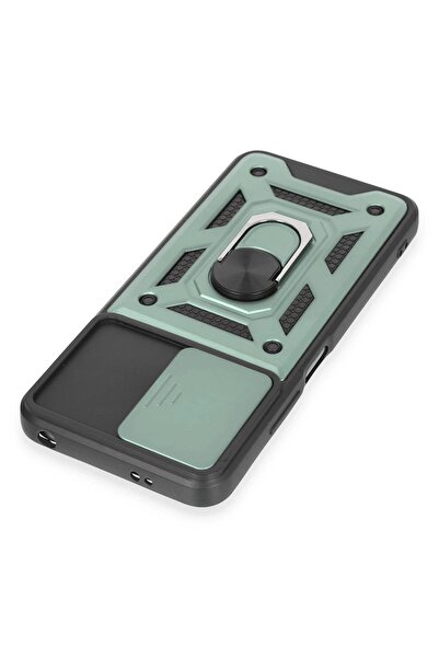 CepteToptan Myt09 Xiaomi Redmi Note 12 5g Case Pars Silicone with Lens Ring - Green