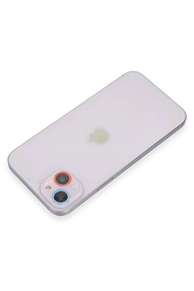 BUTİMAR'S Myt09 iPhone 13 Colorful Camera Lens Protection Glass - Pink-Blue