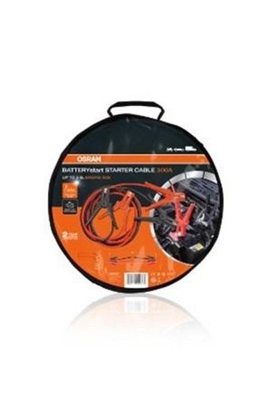 Osram Set of 2 car jump starter cables OSC160, 6/12V, 300A, length 3m, section 16mm, with crocodile clips