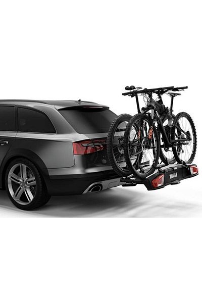 Thule Suport biciclete VeloSpace XT pentru 2 biciclete, montaj pe cârligul de remorcare, capacitate