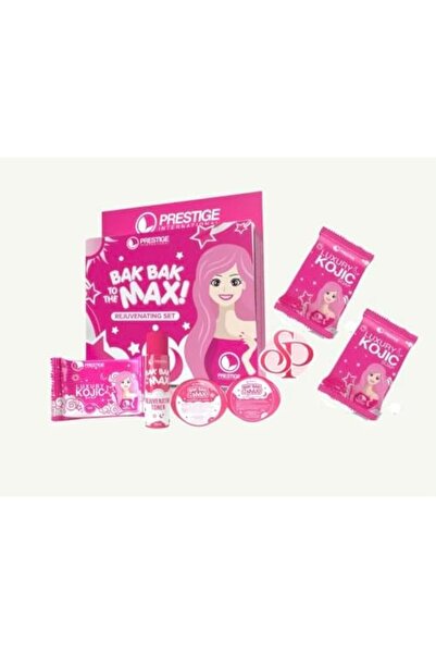 prestigeahsap مجموعة باك باك تو ذا ماكس لتجديد البشرة مع صابون كوجيك الفاخر، ...