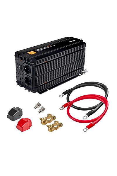 Osram Modified sine wave car inverter, model OEINVMA20, 12V DC, 2000W, 2 sockets 230V