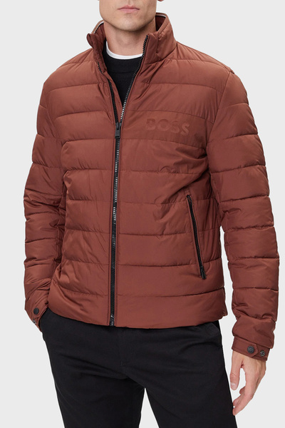 BOSS Astarlı Kapitoneli Regular Fit Dik Yaka Şişme Mont Erkek MONT 50519237 212