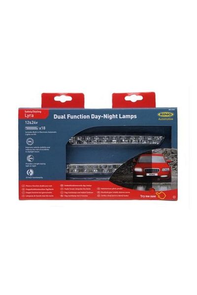 Ring Styling Lights Lyra FBRL0398 daytime running light set, 18W, 12/24V DC, dimensions 36 x 190 x 56 mm
