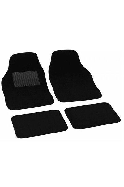 Bottari Set 4 covorașe auto din mochetă Soft 14080BT, universale, culoare neagră