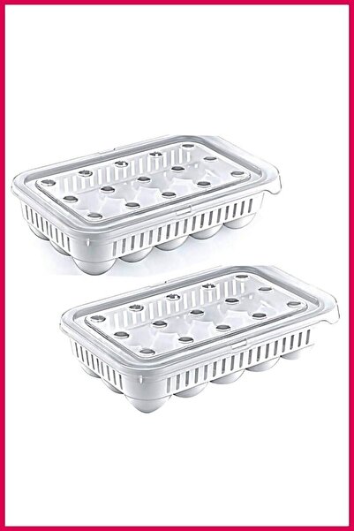 Silkyreal Egg Storage Container 2 Pieces of 15