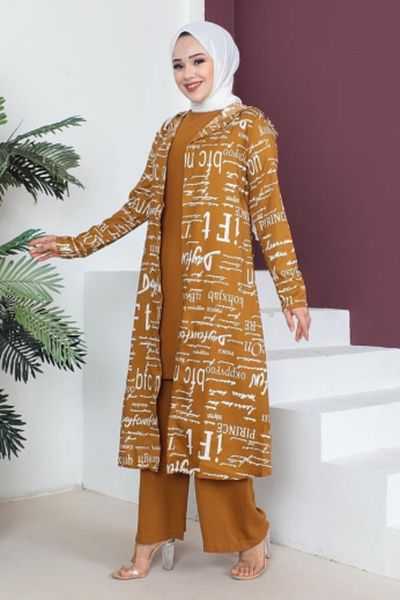 Skygo Hijab 3 Piece Set Tan