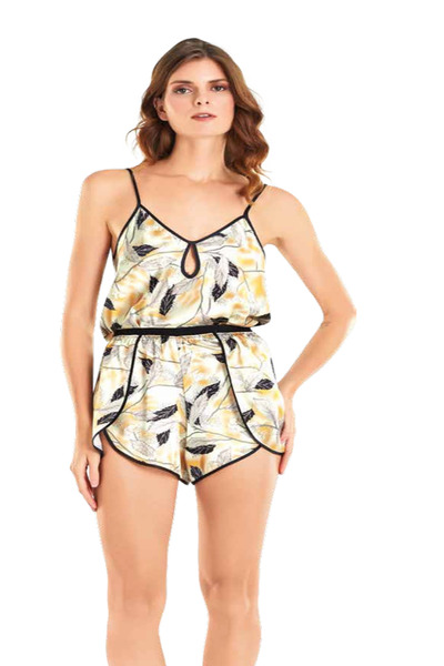 Talya Underwear Moongirl Satin Nightgown Set with Shorts