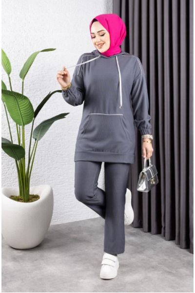 Skygo Hooded Sports Suit Gray