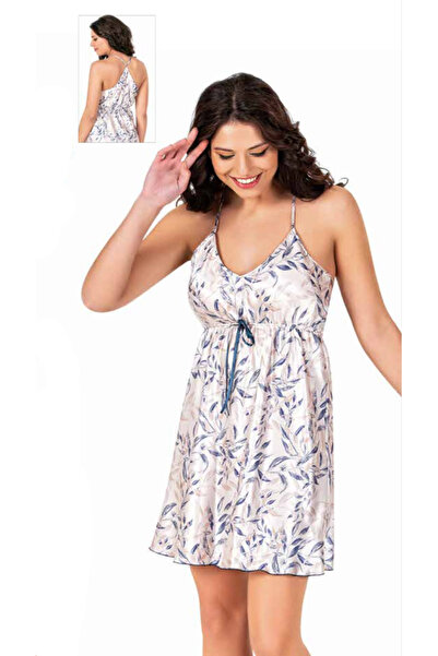BENALİ Lingerie Moongirl Satin Short Nightgown