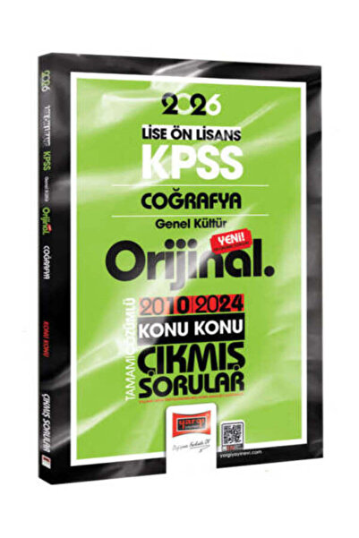 Yargı Yayınları Yargı Yayınları 2026 KPSS Lise-Önlisans Coğrafya Orijinal 201...