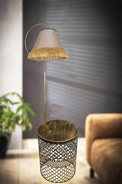 HALL BREATHE Elips Siyah ve Sarı Aydınlatma Lambası, Şapka ve Püsküllü Tasarım