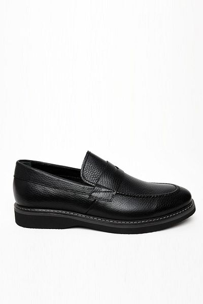Morven Men's Black Seasonal Analine Eva Sole Shoes