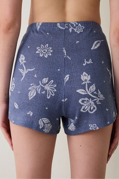 Penti Indigo Hailee Pointel Cotton Shorts Pajama Bottoms