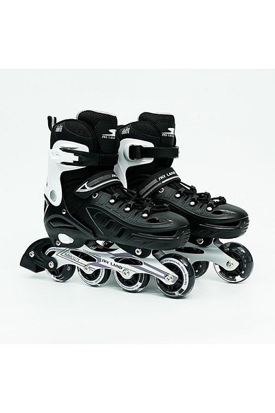 ماركة غير محددة Adjustable Inline Skates with 8 Light-Up Wheels by Sky Land | Comfortable and Safe for Kids and Teen