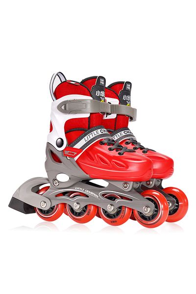 ماركة غير محددة Factory High-Quality Adjustable Inline Skates for Kids with Flash Wheels