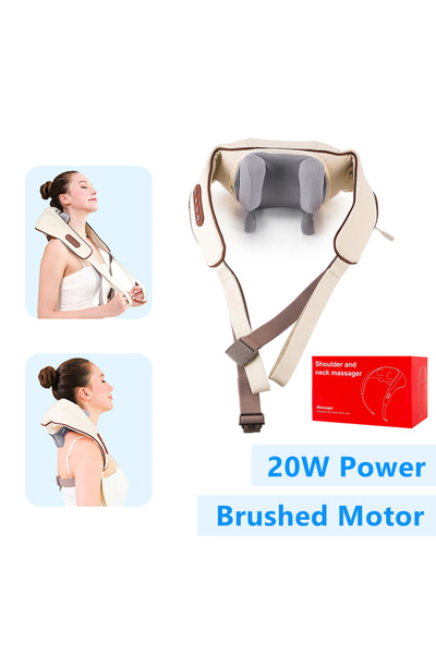 Choice4 20W-Brown Foreverlily 26W Brushless Motor Neck And Shoulder Massager ...