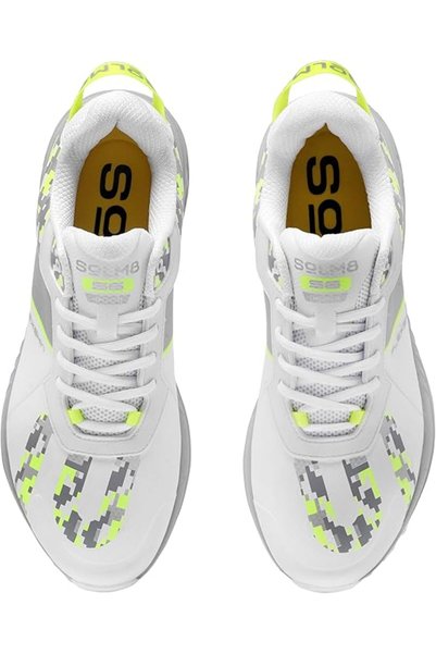 SOLM8 S6 Cricket Shoes,Ultralight Camouflage Upper Rubber Spikes Well-Cushioned Insole, All Rounder