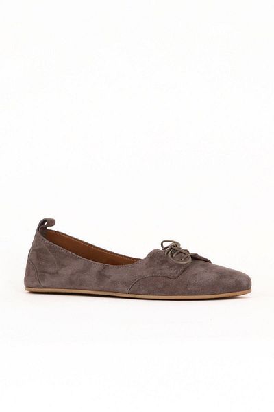 Bueno Shoes Mink Suede Women's Flat Ballerinas 01We5502
