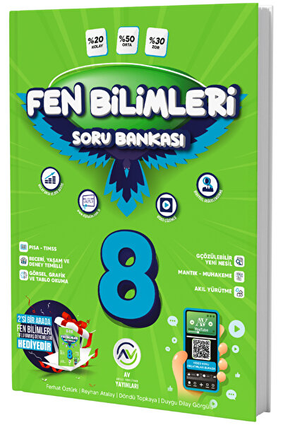 AV YAYINLARI 8. Sınıf Fen Bilimleri Soru Bankası 2026