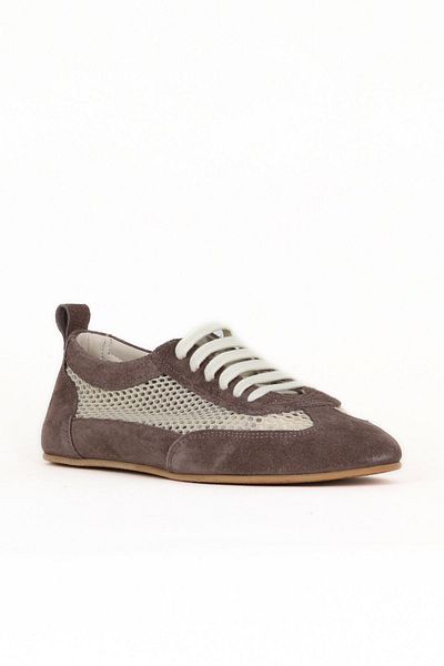 Bueno Shoes Mink Suede Women's Flat Ballerinas 01We5501
