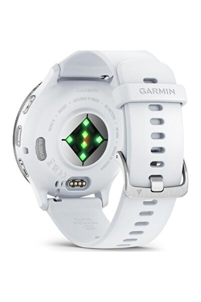 Garmin Tracker de activitate în aer liber Venu 3, GPS, Wi-Fi, curea din silicon, 45 mm, argintiu/gri închis