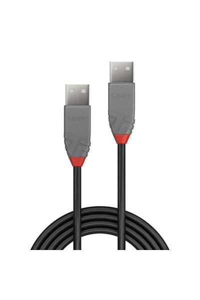 LİNDY Cablu USB 2.0 tip A la A, 3m, Anthra Line