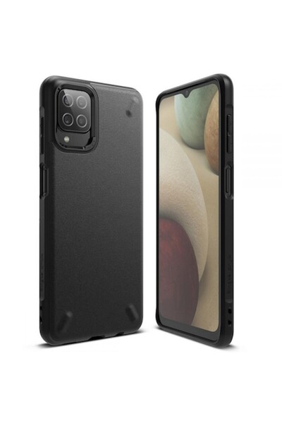 Ringke Carcasă pentru Samsung Galaxy A12 / A12 Nacho, Onyx, Negru