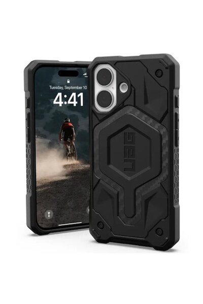 Diversity Husă de protecție pentru iPhone 16, Safe, N77, Lexgard, fibră de carbon