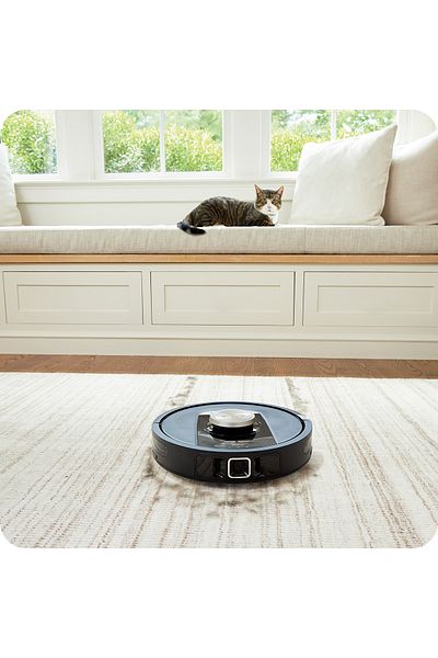 Shark PowerDetect RV2820VEEU robot vacuum cleaner, AED station, black