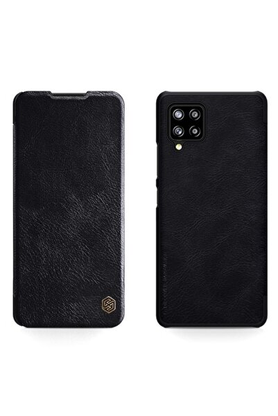 Nillkin Husă din piele QIN pentru Samsung Galaxy A42 5G - Neagră