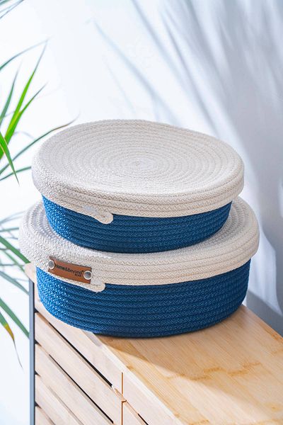 ACAR Home Beyond 2-Piece Wicker Organizer