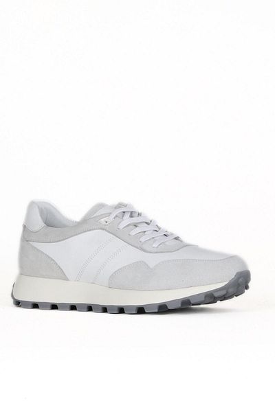 Bueno Shoes White Suede-Atlas Men's Sports Shoes 07Ma2790E2224