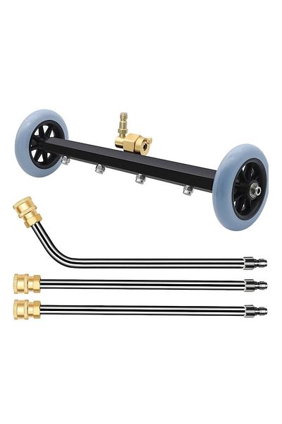 HAWIRE Dispozitiv de spalat sub presiune pe roti KR-4, Compatibil cu Karcher K2-K7