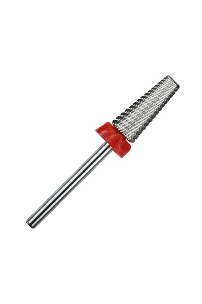 Choice1 F 1pcs Carbide Tungsten 5 in 1 Nail Drill Bit Tapered Shape Straight Cut Drill Bit for Acrylic Nail.